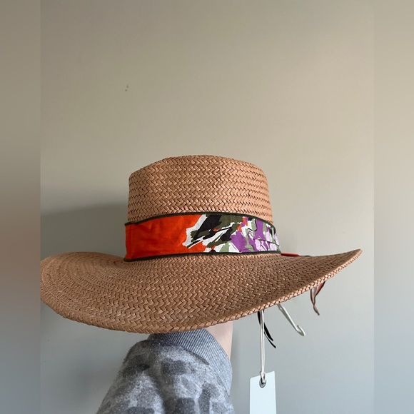 Lucky Brand woven Straw Style Sun hat​ - Picture 3 of 4